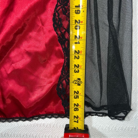 Women’s Vtg Lingerie Slip Vampy Fairy Satin Coquette Whimsical Dress Small Femme - Picture 7 of 7